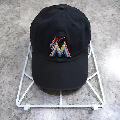 Miami Marlins Hat Cap Snapback 47 Forty Seven One Size Black MLB Adjustable • $10.69