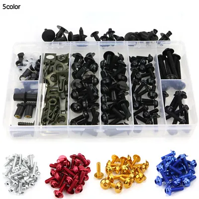 Fairing Bolt Screws Kit Fit For Suzuki GSXR600 GSXR1000 GSXR750 GSR GSF SV Black • $21.59