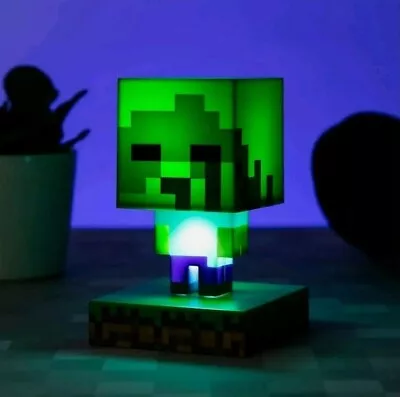 Minecraft ICONS Zombie Night Light Lamp 3D Character Figure Paladone #004 NEW • $16.95