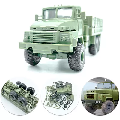 1/72 Russian KrAZ-260 Truck Military Toy Car Assemble Model Building Kit DIY • $7.99