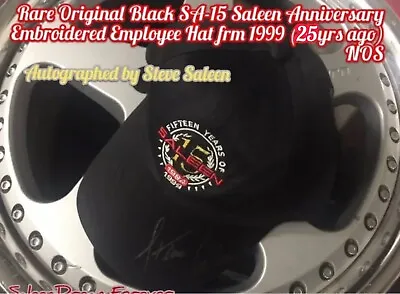 Rare Saleen Sa15th Anniv Hat Cap Frm 99 Autographed By Steve S Ford Mustang Gt • $140