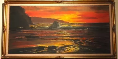 Violet Parkhurst Oil Painting Seascape Early California  • $5600