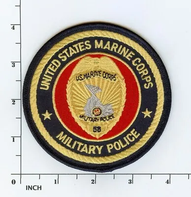 USMC Marine Corps Military Police Full Color Shield-type Jacket PATCH Marines MP • $8.99