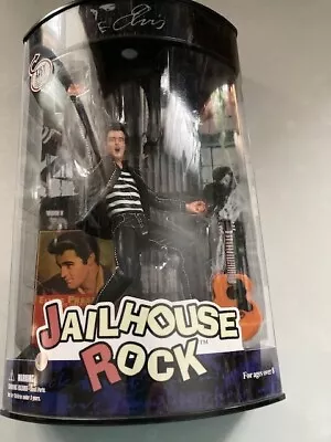 VINTAGE 2000 X-Toys Jailhouse Rock 6  Elvis Presley Action Figure Statue NIB • $10