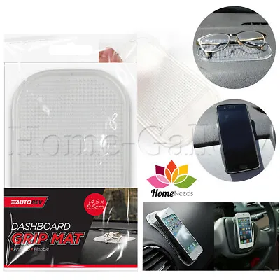 £3.79 • Buy Car Dashboard Anti Slip Mat Pad Clear Dash Sticky Holder For Mobile Phone Keys 