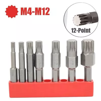 50mm Long Torx Screwdriver Bit Steel 12-Point Drill Bit  Electric Screwdriver • $11.85