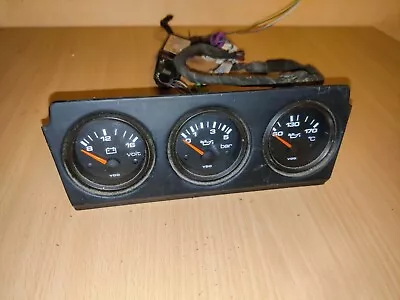 Audi VDO OIL PressureOil Temperature And Voltage Gauges Full Set 893863159... • $148.91