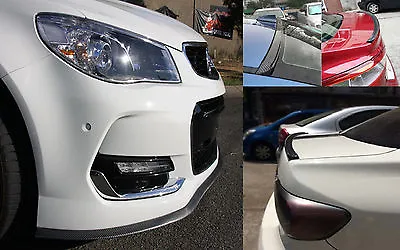 Mazda 2 3 6 Carbon Fiber Look Front Bumper Lip & Rear Boot Spoiler Lip • $49.95