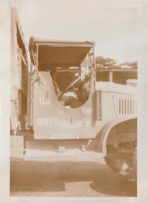 Vtg Photo The Philippines 1945 1946 US Military Vehicle Phibcom Manila WW2 Truck • $7.19