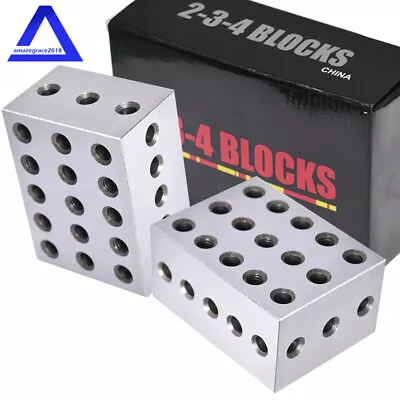 1 Matched Pair 2-3-4 234 Blocks 23 Holes Ultra Precision 0.0002  • $59.32