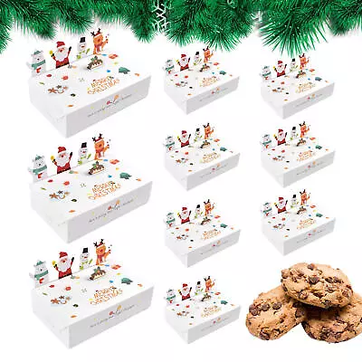 10pcs Christmas Holiday Candy Tins Nesting Gift Boxes Set C Select Design Foldin • $15.50