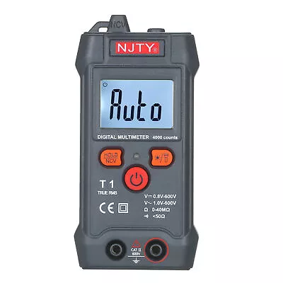 NJTY -size LCD Digital Multimeter Auto  NCV 4000 Counts True RMS Z6D1 • $17.99