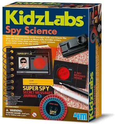 £11.99 • Buy Spy Science Secret Message Kit - Children's Spy Morse Code And Message Pens Set