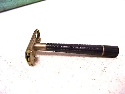 Vintage SCHICK Krona Black Tip Safety Razor • $16.87