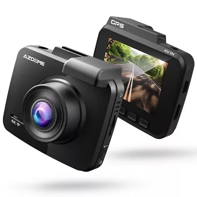 $79.99 • Buy AZDOME Dash Cam 4K HD Dash Camera For Cars Built-in Wi-Fi GPS Night Vision
