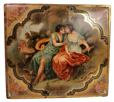 Macfarlane  Lang & Co: Lovers Antique Biscuit Tin • $39.99