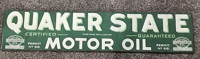 $89.99 • Buy Quaker State Motor Oil Open Road Brands Wood Sign 2013 Pennsylvania 9” X 42”