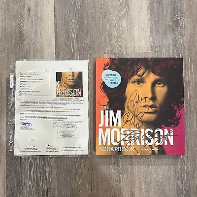 The Jim Morrison Scrapbook The Doors - Signed Manzarek Krieger Densmore JSA • $1231.99