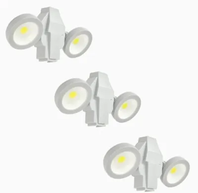 3 PACK Motion Sensor Security Floodlight Spotlights With Dusk To Dawn IP65  • $33.99