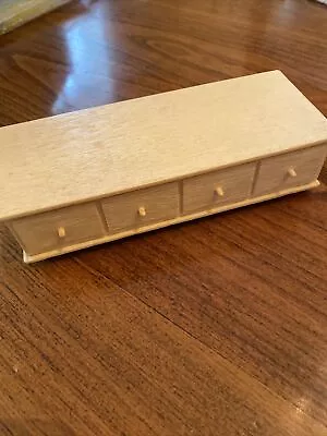 $15 • Buy VINTAGE BARBIE FURNITURE SUSY GOOSE HOPE CHEST 1960s Off White Drawer Opens 