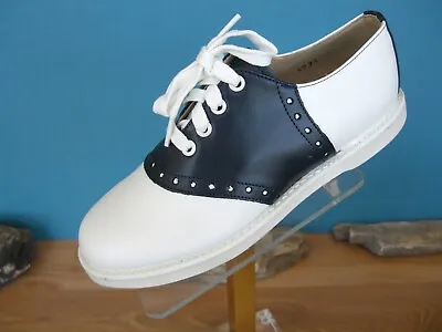 Willits Classic Navy Blue/white Saddle Shoes NOS School Uniform Adult Sizes • $89