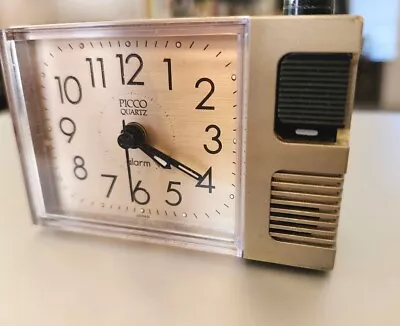 Cute Mid-century PICCO Travel Clock • $12