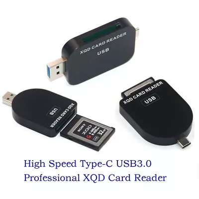 $31.79 • Buy High Speed Type-C USB3.0 Professional XQD Card Reader Hub Quickly Transfer Tool