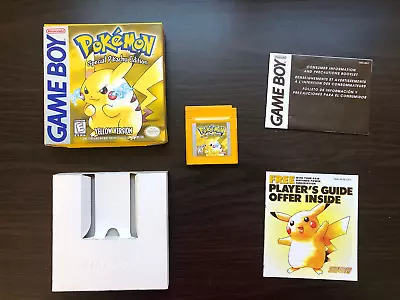 $199 • Buy Pokemon Yellow Version (Game Boy) CIB TESTED *AUTHENTIC*