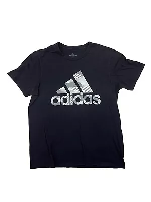 Adidas Amplifier Tee Men’s Shirt Size Large Blue Graphic Print • $9.98