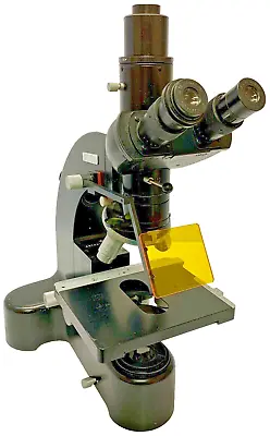 Leitz Wetzlar Ortholux Trinocular Microscope W/ Five Objectives Germany 762727 • $699.99