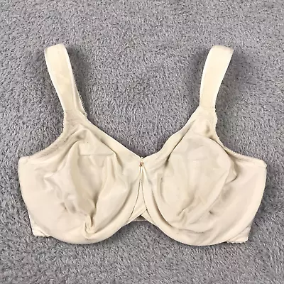 Wacoal Bra 32DDD White Bodysuede Seamless Full Coverage Underwire (85185) • $16.88