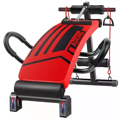 AB Sit Up Bench Roman Chair Armrest Multi Position Stable Full Body Abs Workout • $249.99