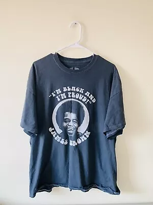 James Brown I’m Black And I’m Proud T Shirt  Large Oversized • $12