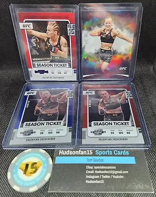 Valentina Shevchenko 9x Lot 2022 Panini Chronicles UFC Contenders 49 ConOp 99 • $10.49