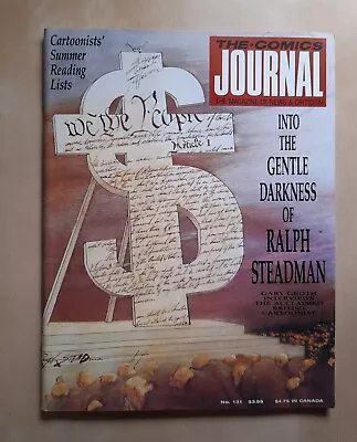 The Comics Journal 131 Fantagraphics 1989 VG+ Ralph Steadman Little Nemo • £6