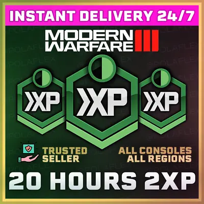 Call Of Duty Modern Warfare 3 🔥 20 HOURS Double XP 🔥 MW3 MWIII GLOBAL CODE 2XP • £6.95