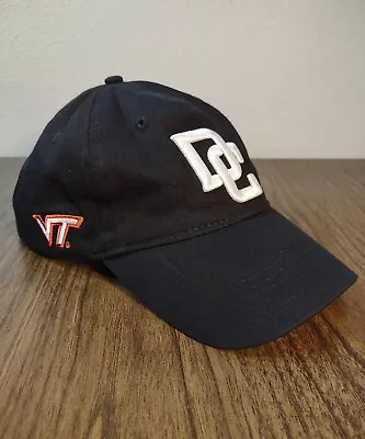 Virginia Tech DC Hat Cap Snapback Hokies NCAA Black Adjustable Cotton • $19.99