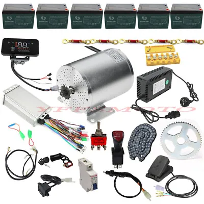 72V 3000W Brushless Motor Complete Kit For Razor Scooter 4 Wheeler Pit Dirt Bike • $19.89