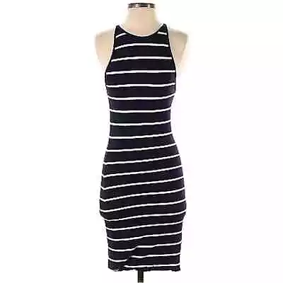 Ted Baker Jersey Knit Striped Bodycon Dress Ted Size 5/size 12 • $42