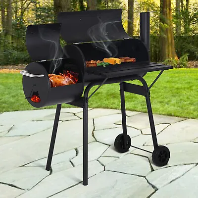 43  Portable Charcoal BBQ Grill Barbecue Pit Patio Backyard Meat Cooker Smoker • $108.99