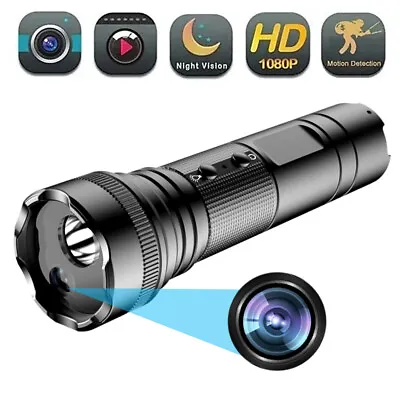 1080P HD Night Vision Strong Light Flashlight Camera Camcorder Home Security Cam • $52.62