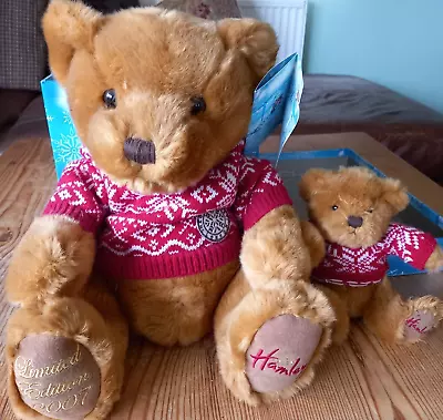 Hamleys Limited Edition Boxed Teddy Bears 2007 With Label • £12.50