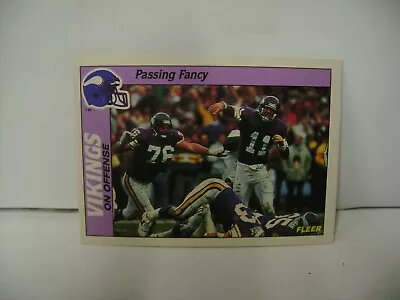 1988 Fleer Nfl Live Action Football Minnesota Vikings    #55  Ex Mt • $2.50