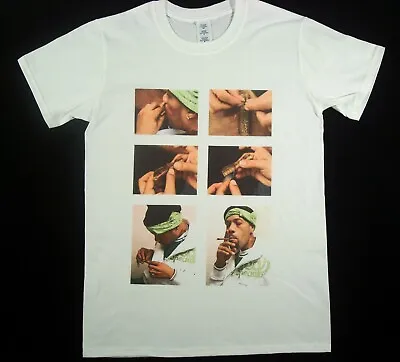 Redman 'How To Roll A Blunt' White T-shirt Sizes Small-3XL Hip Hop • £16.49