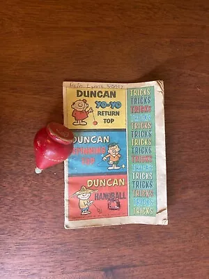 Duncan Vintage Spinning Top & Tricks Booklet • $17.99