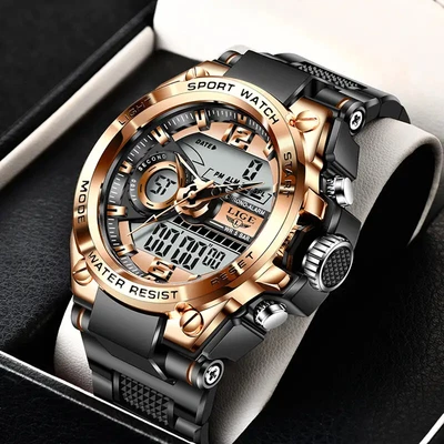 $10 • Buy LIGE Men Digital Military Waterproof Watch