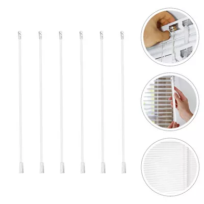 6PCS 12 Inch Practical Blind Wands Blinds Rod Vertical Blinds Replacement • $9.38