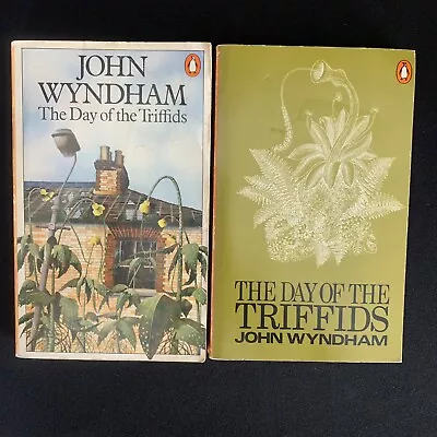 2x John Wyndham The Day Of The Triffids Penguin Paperback Bundle Vintage Sci-fi • £12.99