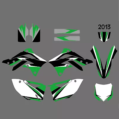 Team Graphics Backgrounds Decals Stickers For Kawasaki KX 450F KXF 450 2013-2015 • $65.99