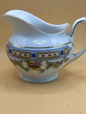 H & C Heinrich & Co Selb Bavaria Floral And Gold Creamer/Vintage • $15